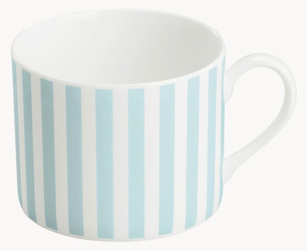 Komplet kubków z porcelany kostnej Pastel Stripes, 6 elem