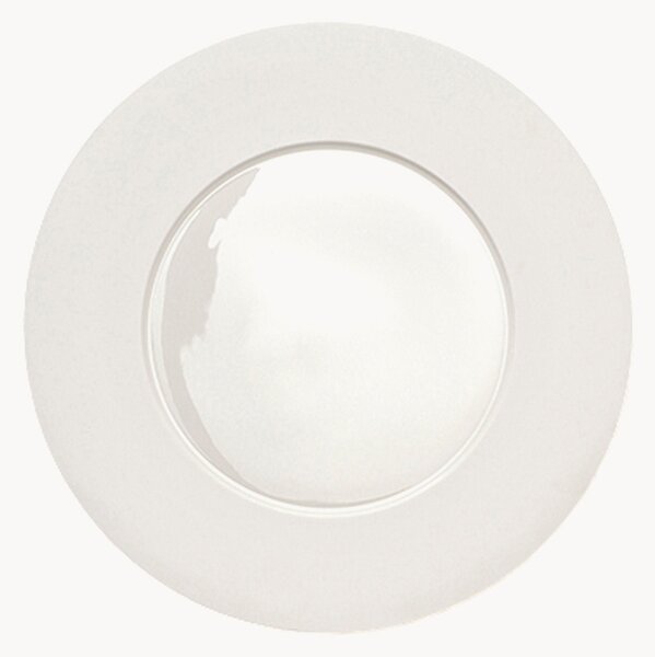 Komplet talerzy deserowych z porcelany kostnej Cross White, 6 elem