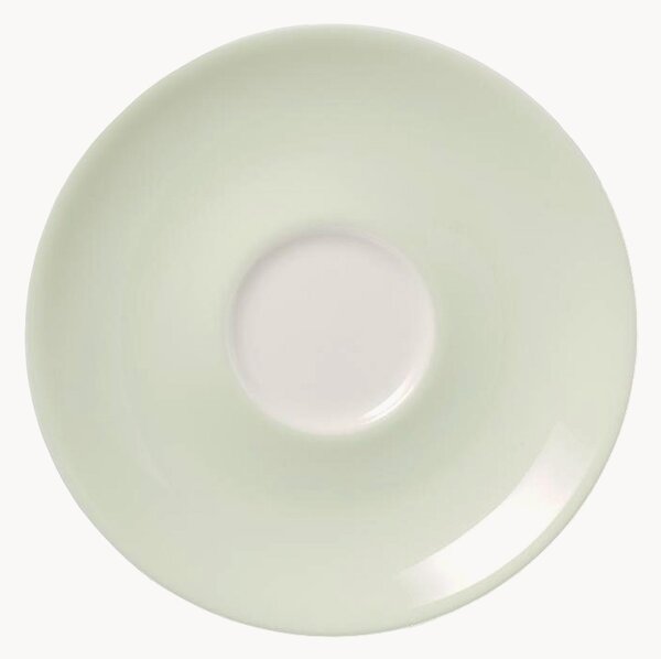 Komplet spodków z porcelany kostnej Pastel, 6 elem