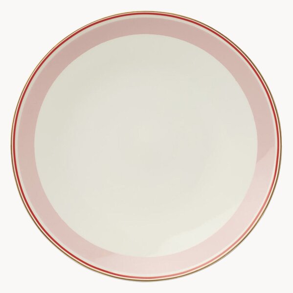 Komplet talerzy z porcelany kostnej Capri, 6 elem