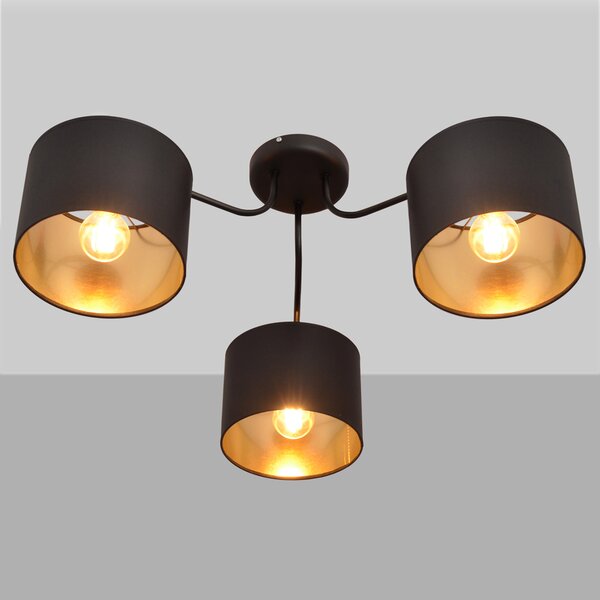 Plafon ALBA P- 2015/3 BK+GO
