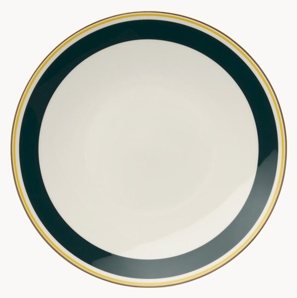 Komplet talerzy deserowych z porcelany kostnej Capri, 6 elem
