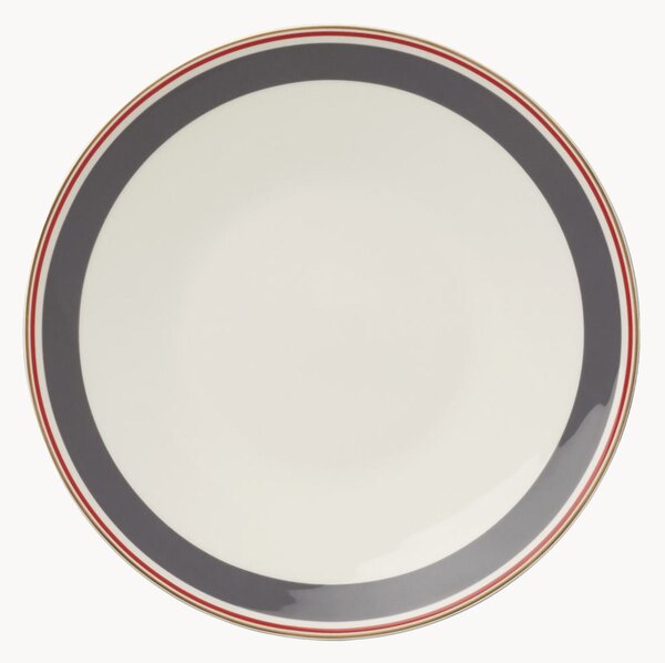 Komplet talerzy z porcelany kostnej Capri, 6 elem