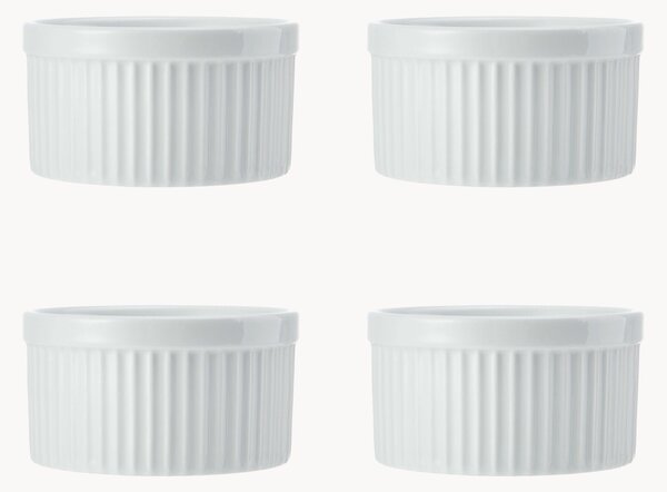 Komplet kokilek z porcelany Chalk, 4 elem