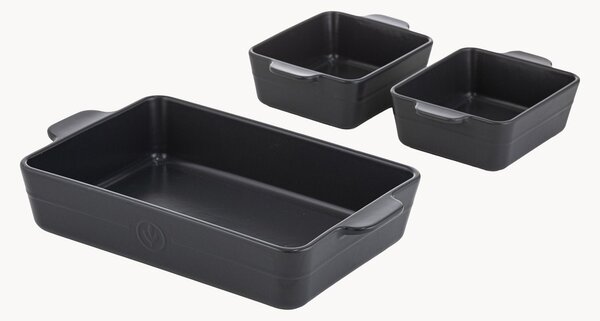 Komplet naczyń żaroodpornych z porcelany Essentials, 3 elem