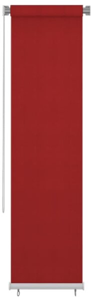 Roleta zewnętrzna, 60x230 cm, czerwona, HDPE
