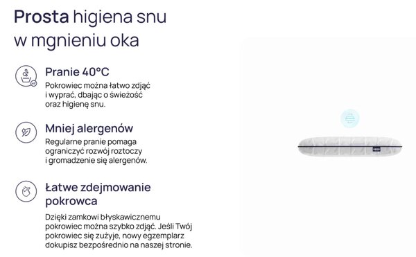Pokrowiec na poduszkę soft
