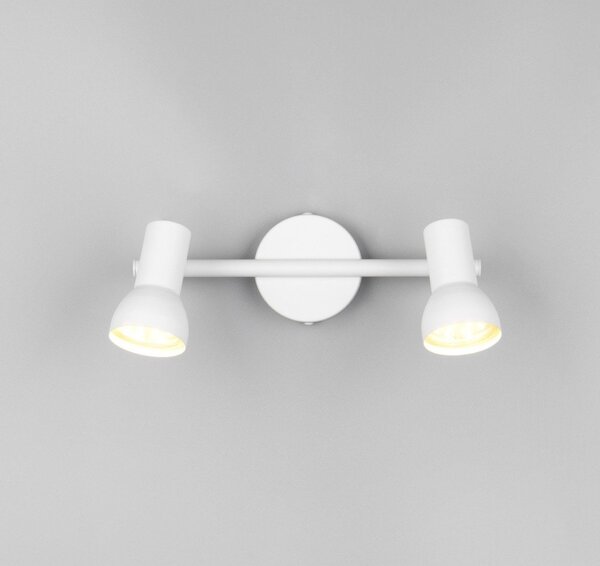 Biała lampa punktowa ø 8 cm Cantar – Reality