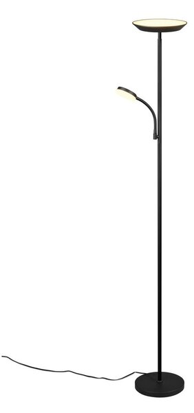 Czarna lampa stojąca LED (wysokość 178 cm) Specter – Reality