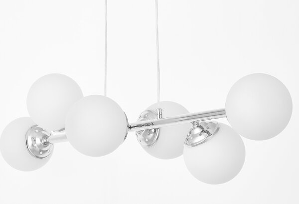 NOWOCZESNA LAMPA WISZĄCA CHROMOWANA FINO W6