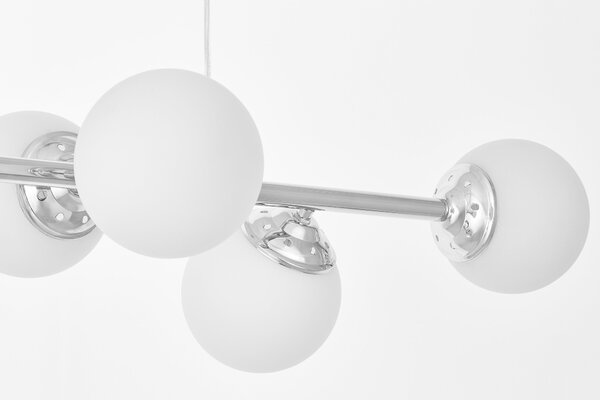 NOWOCZESNA LAMPA WISZĄCA CHROMOWANA FINO W6