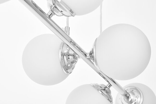 NOWOCZESNA LAMPA WISZĄCA CHROMOWANA FINO W6
