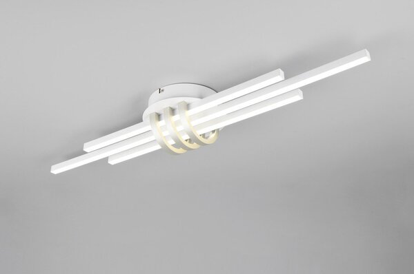 Biała lampa sufitowa LED 18x81 cm Cinto – Reality