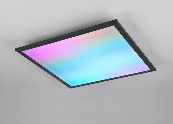 Czarna lampa sufitowa LED 44.5x44.5 cm Beta – Reality