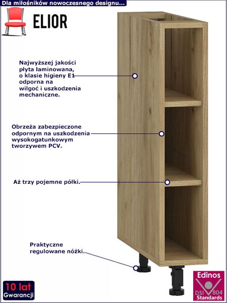 Dolna szafka kuchenna dąb craft Z4-C97
