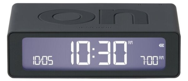 Budzik LEXON Flip Mini Ciemnoszary
