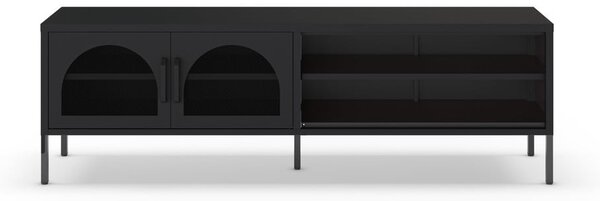 Czarna szafka pod TV 160x50 cm Diora – Marckeric