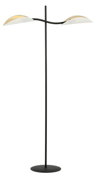 Lampa stojąca podłogowa Emibig 2xE14 40W LOTUS LP2 WHITE/GOLD 1107/LP2