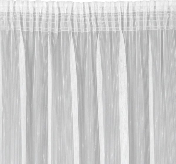 Firana gotowa EUROFIRANY Pilar 140 x 270 cm BiaÅy