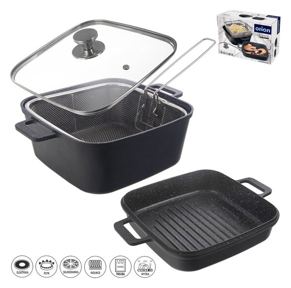 Aluminiowe brytfanny zestaw 2 szt. 24,5x32,5 cm GRANDE – Orion