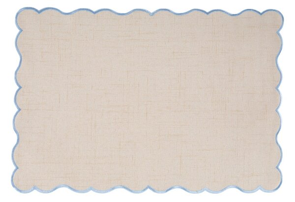 Mata stołowa z mieszanki lnu 30x43 cm Noura – Tiseco Home Studio