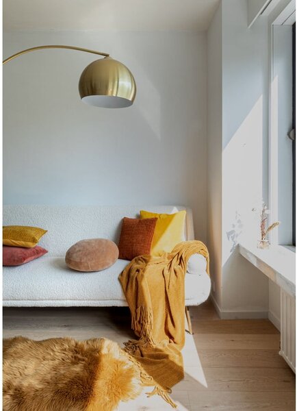 Brązowa sztuczna skóra Tiseco Home Studio Sheepskin, 60x90 cm