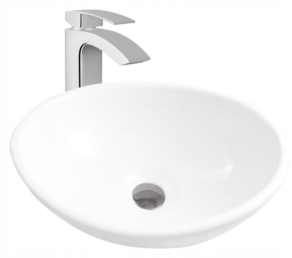Umywalka nablatowa Estiva ROSTA White biała 34x27x12 cm 1 szt