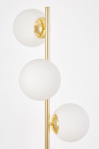 LAMPA STOJĄCA PODŁOGOWA KLASYCZNE ZŁOTO FREDICA W3