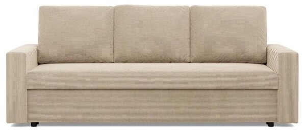 Kanapa 3 osobowa, BLOM, sztruks, 220x92x92 cm, beÅ¼owy | TYLETEGOTU