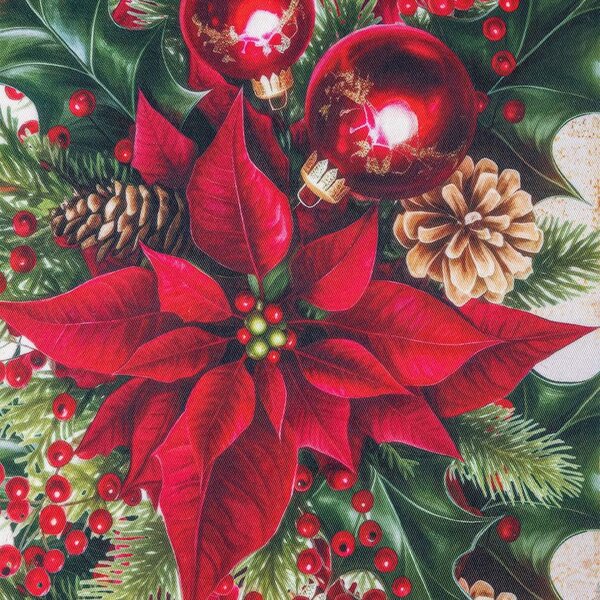 Obrus nakładka z powłoką teflonową CHRISTMAS STAR 85 x 85 cm