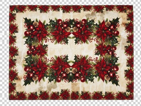 Obrus na stół z powłoką teflonową CHRISTMAS STAR 120 x 160 cm