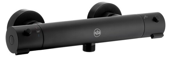 Bateria natryskowa KFA ARMATURA Moza 5736-010-81 Czarny