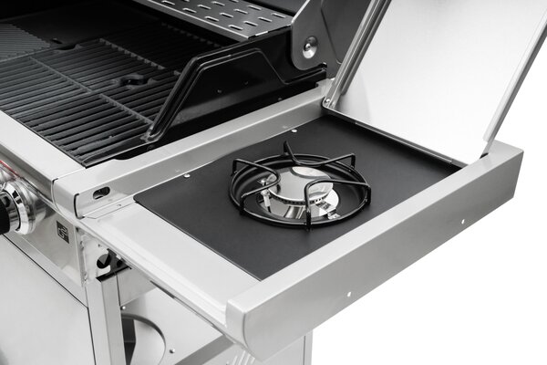 Grill gazowy CALIFORNIA BBQ, 4 palniki, z reduktorem, srebrny Penta CZ