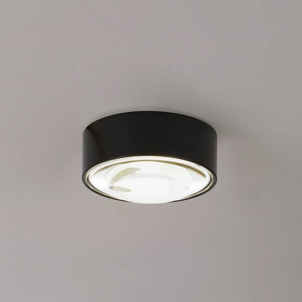 Lampa sufitowa Siaka Lindby, czarny, łazienka, aluminium, nowoczesny
