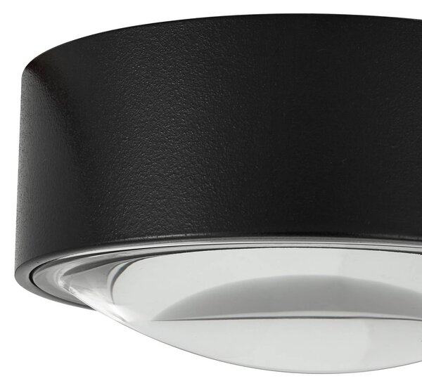 Lampa sufitowa Siaka Lindby, czarny, łazienka, aluminium, nowoczesny