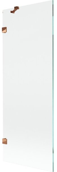 Mexen Lunar parawan nawannowy 1-skrzydłowy 70 x 150 cm, transparent, różowe złoto - 897-070-000-60-00
