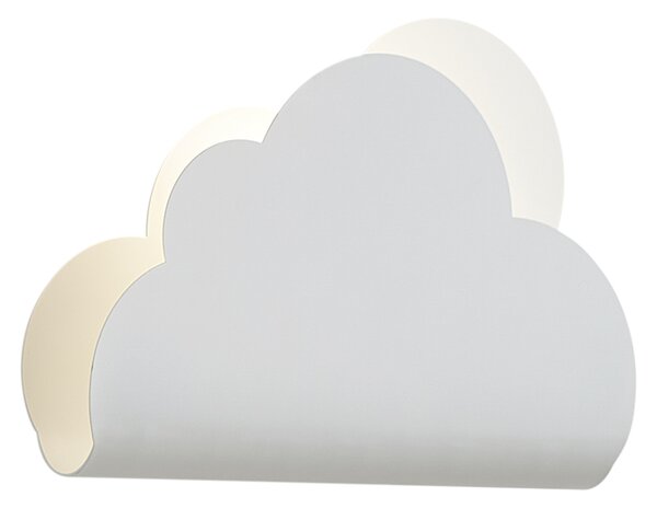 Dziecięca lampa ścienna Biała Chmurka ze Słońcem - Cloudy