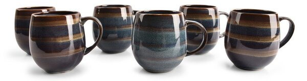 Niebieski kamionkowy kubek 430 ml Muggies – Salt&Pepper