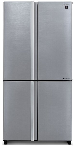 Lodówka SHARP SJ-MP780D-BS Side by Side No Frost 183cm 4D ION Plasmacluster Srebrna