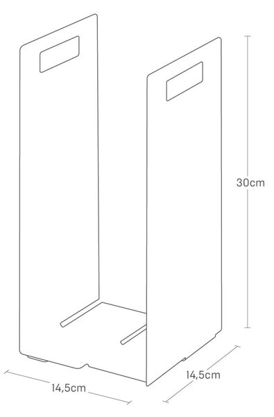 Białe metalowe stojaki na ręczniki 2 szt. Tower – YAMAZAKI