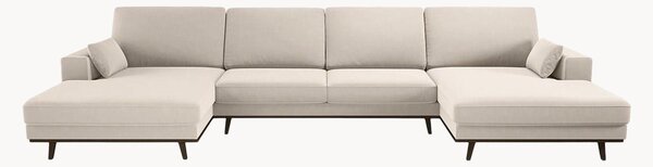 Sofa panoramiczna z weluru Hebe (6-osobowa)