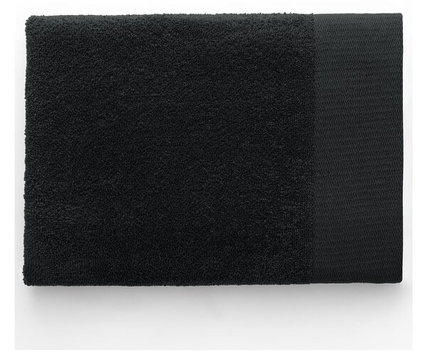 Czarny bawełniany ręcznik frotte 30x50 cm Amari – Restilo