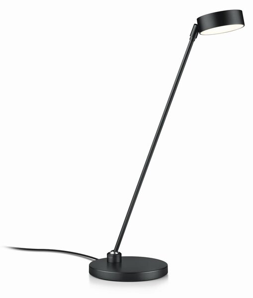 Knapstein Lampa stołowa Yori, możliwość ściemniania, czarny, salon / jadalnia, metal, nowoczesny