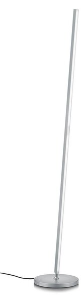 Knapstein Lampa stojąca Fabia, możliwość ściemniania, aluminiowy / szary / cynkowy, salon / jadalnia, aluminium, nowoczesny