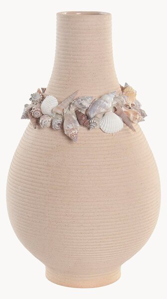 Wazon z ceramiki Creamy, W 33 cm