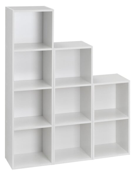 Biały regał 30x106x24 cm Cube – Casa Selección