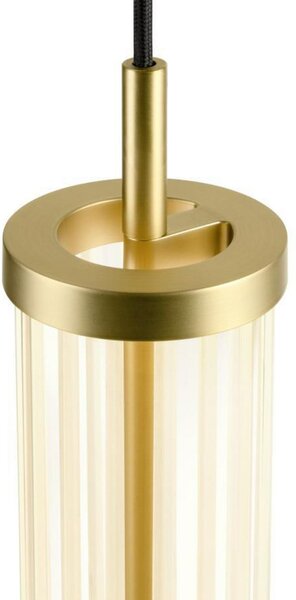 Lampa Wisząca SLV, Quimera, ściemnialny, złoty | mosiężny, salon, aluminium