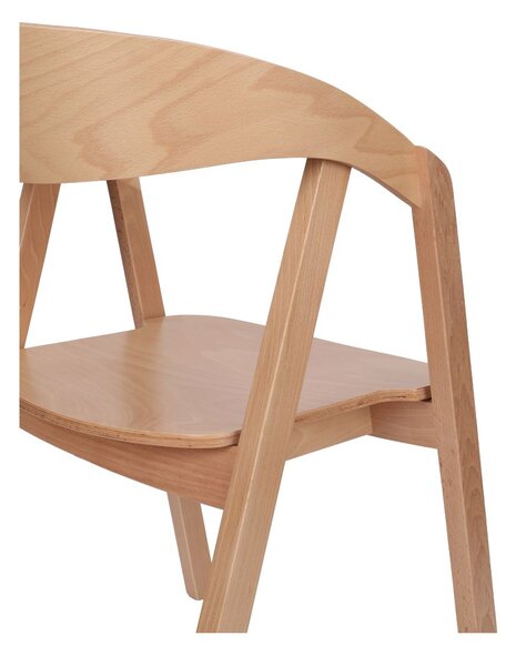 Krzesło drewniane do jadalni Tove Buk Wood