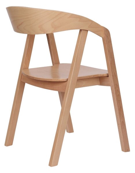 Krzesło drewniane do jadalni Tove Buk Wood