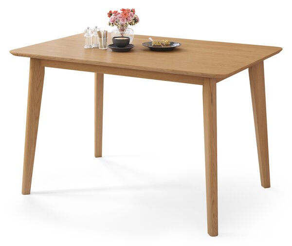 ROXY Dąb Naturalny - STÓŁ PROSTOKĄTNY DREWNIANY 120 lub 150 cm DO KUCHNI/JADALNI RETRO